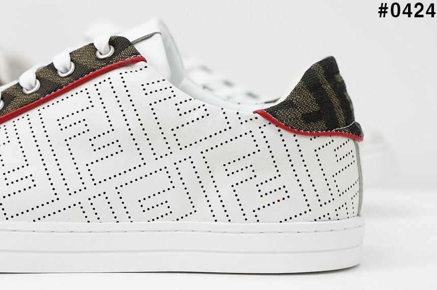 펜디-신발-국내배송 FF 펀칭 로고 스니커즈