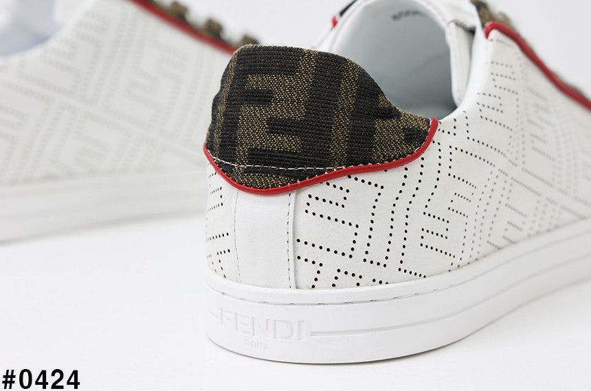펜디-신발-국내배송 FF 펀칭 로고 스니커즈