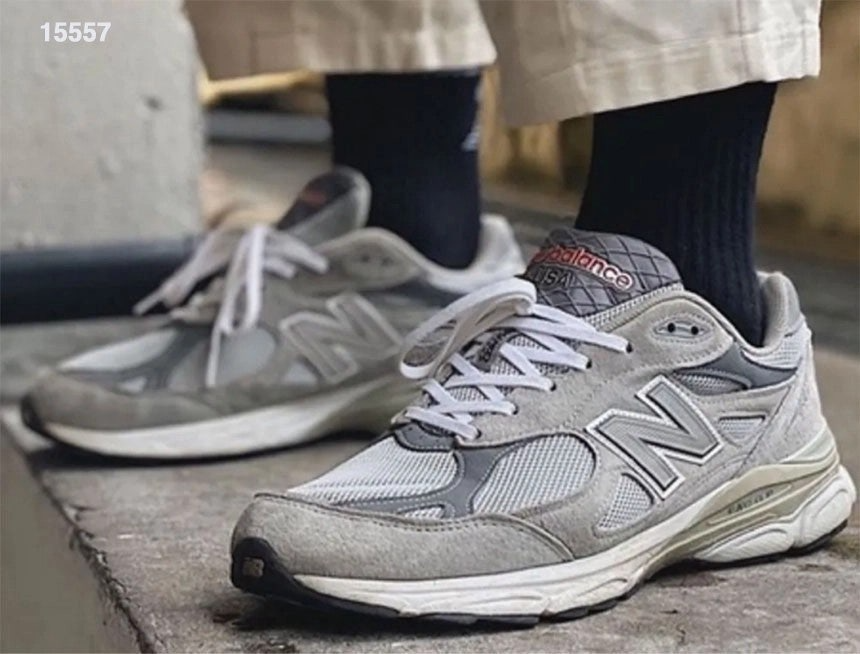 뉴발란스-신발-국내배송 990V3 메이드 인 USA 문빔 그레이
