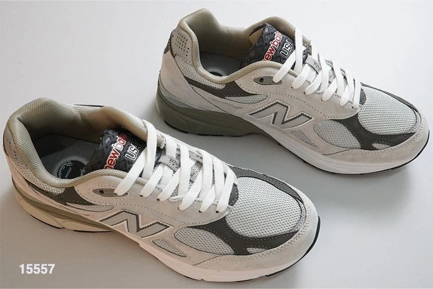 뉴발란스-신발-국내배송 990V3 메이드 인 USA 문빔 그레이