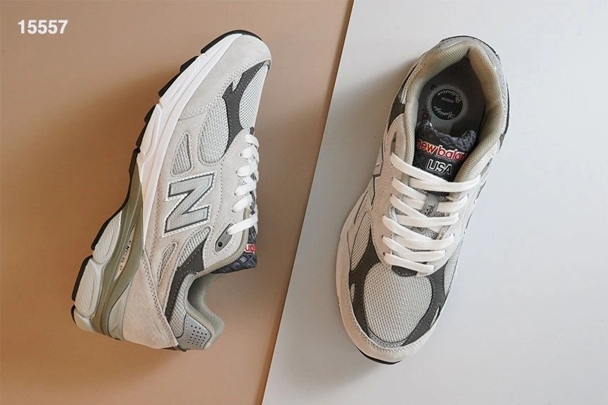 뉴발란스-신발-국내배송 990V3 메이드 인 USA 문빔 그레이