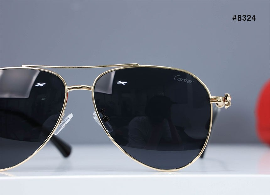 까르띠에-안경-국내배송 팬더 브릿지 클래식 보잉 선글라스