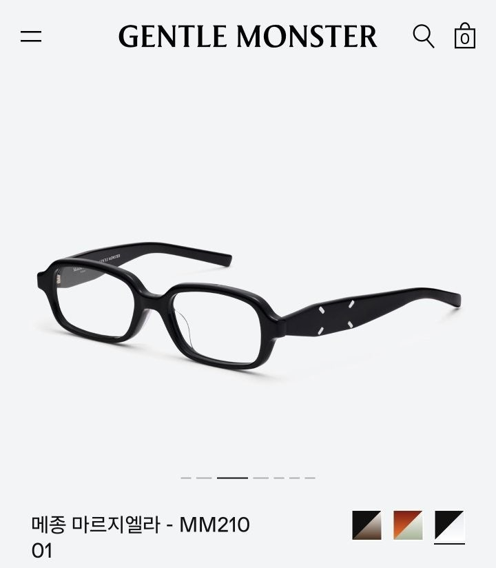 젠틀몬스터-안경-국내배송 메* 스퀘어 안경