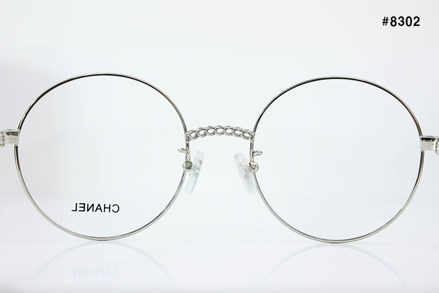 샤넬-안경-국내배송 빈티지 라운드 체인 실버 안경