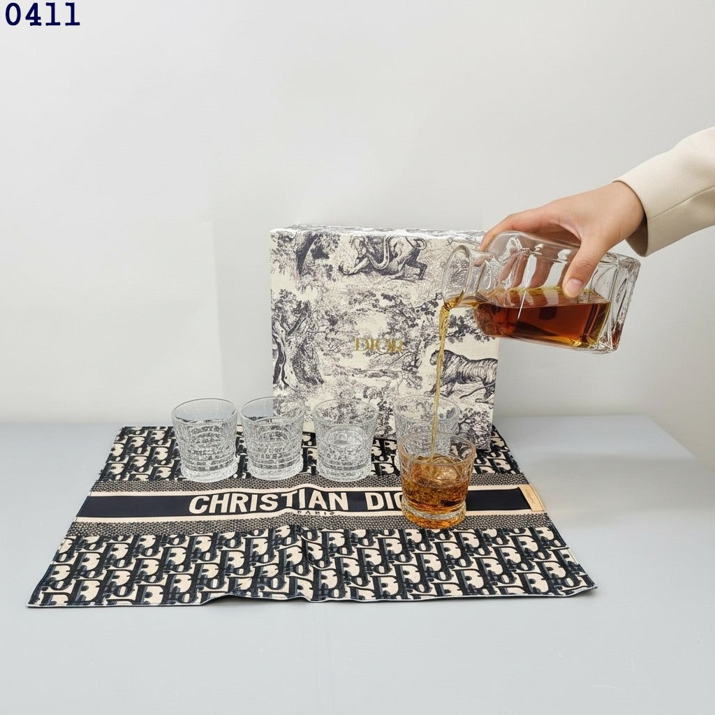 디올-잡화-국내배송 까나쥬 크라스탈 글라스 6종 세트