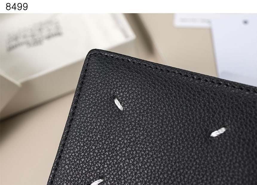 마르지엘라-지갑-국내배송 Money Clip Bovine Leather Wallet