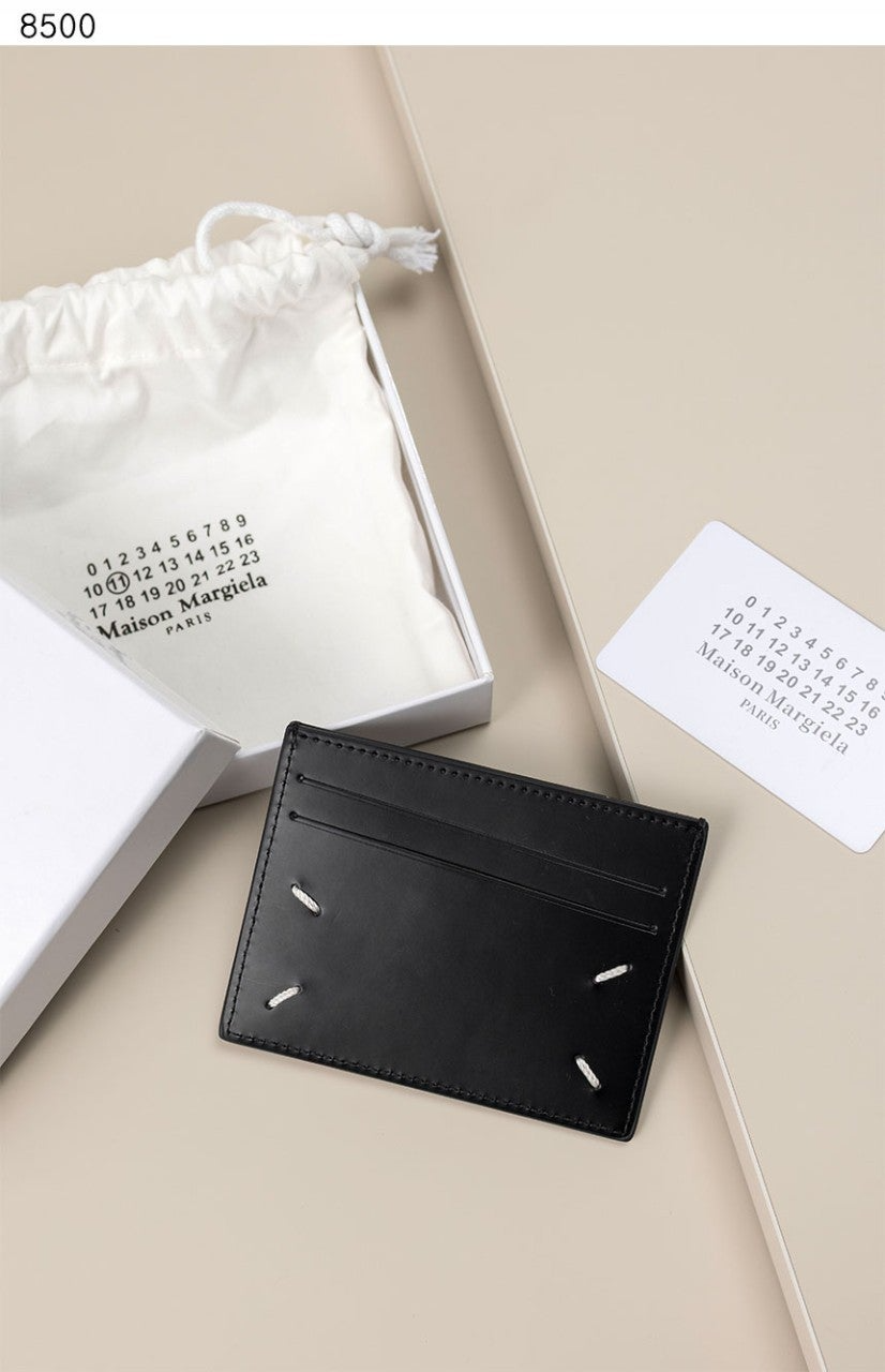 마르지엘라-지갑-국내배송 Money Clip Bovine Leather Wallet
