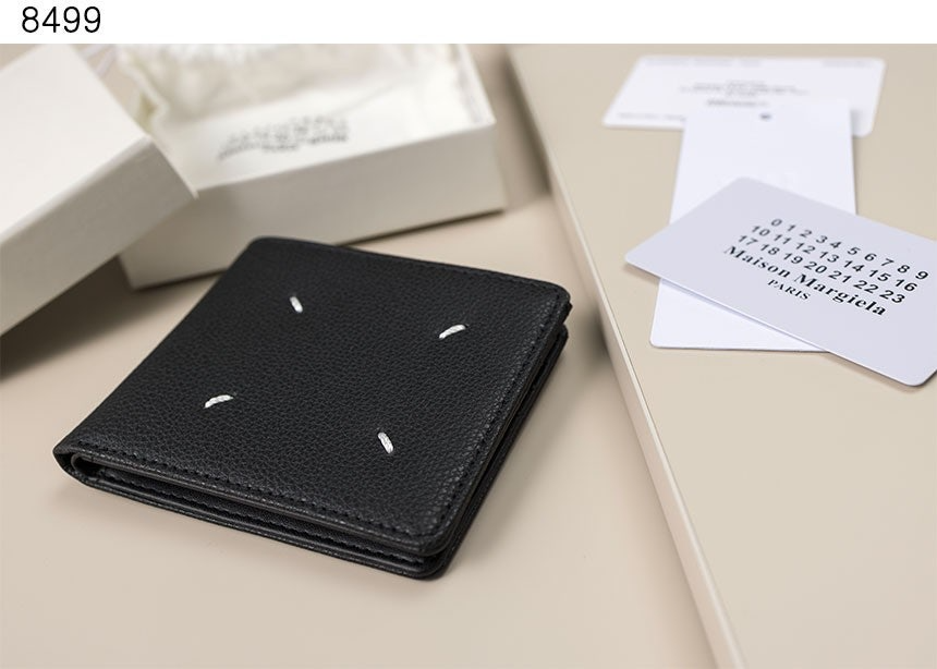 마르지엘라-지갑-국내배송 Money Clip Bovine Leather Wallet