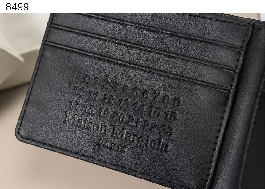 마르지엘라-지갑-국내배송 Money Clip Bovine Leather Wallet