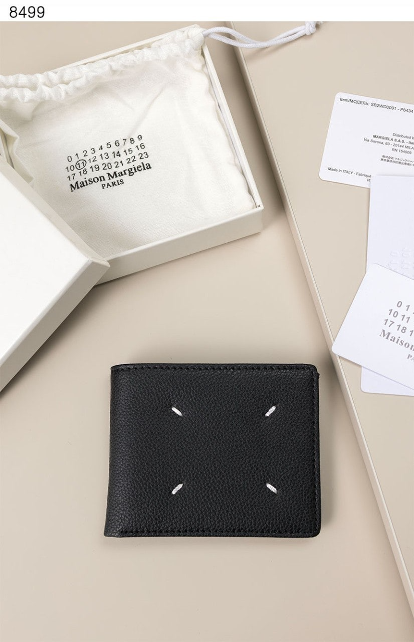 마르지엘라-지갑-국내배송 Money Clip Bovine Leather Wallet