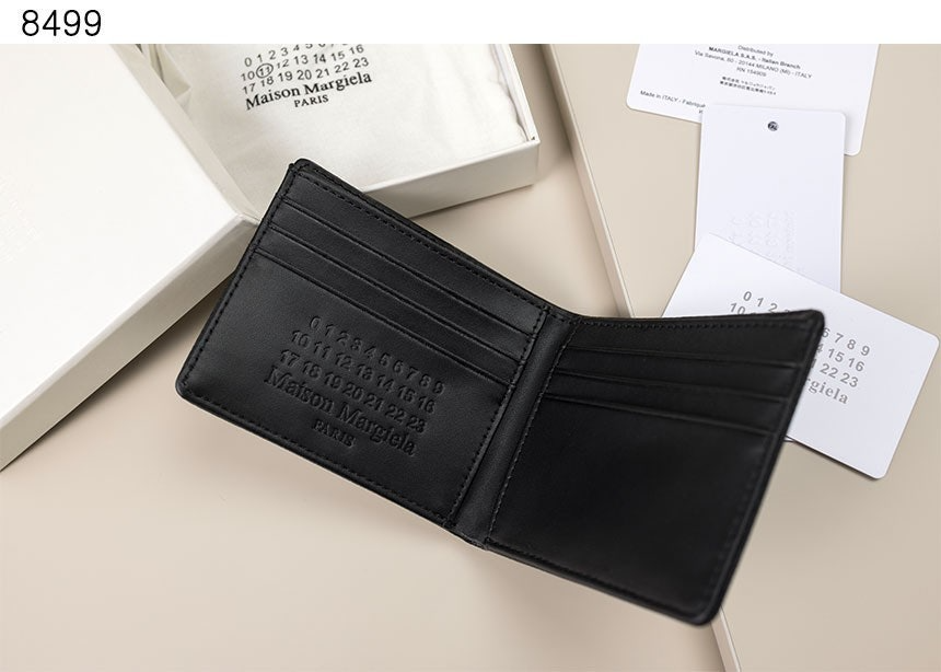 마르지엘라-지갑-국내배송 Money Clip Bovine Leather Wallet