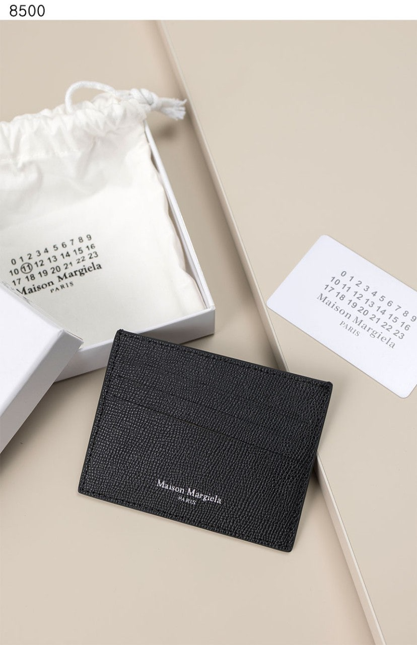 마르지엘라-지갑-국내배송 Money Clip Bovine Leather Wallet