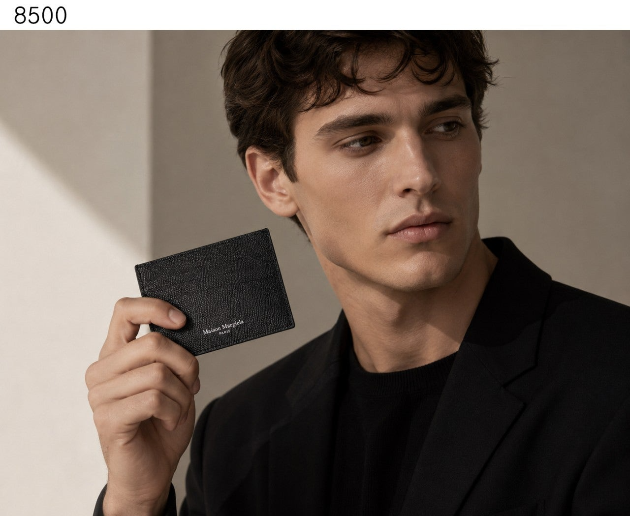 마르지엘라-지갑-국내배송 Money Clip Bovine Leather Wallet