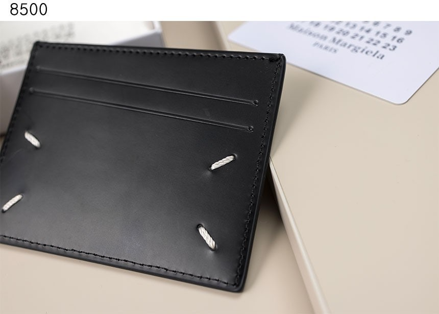 마르지엘라-지갑-국내배송 Money Clip Bovine Leather Wallet