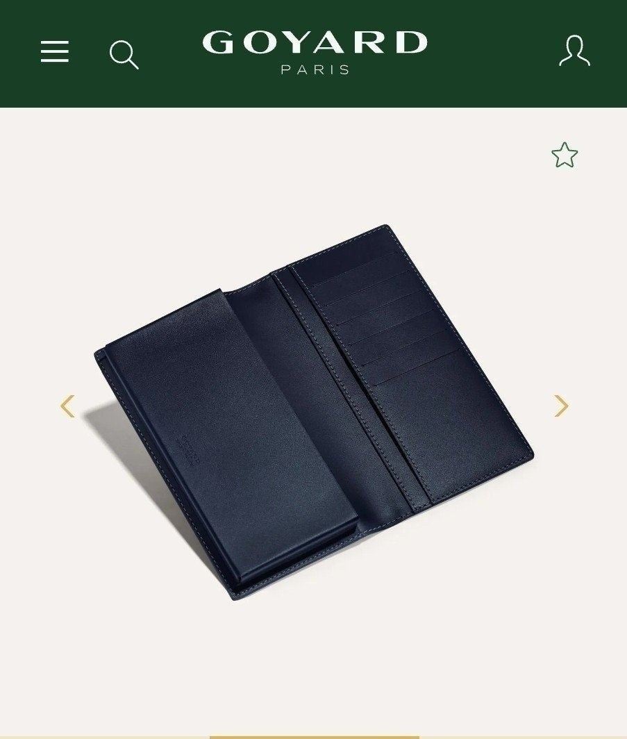 고야드-지갑-국내배송 생랑베르 장지갑 네이비