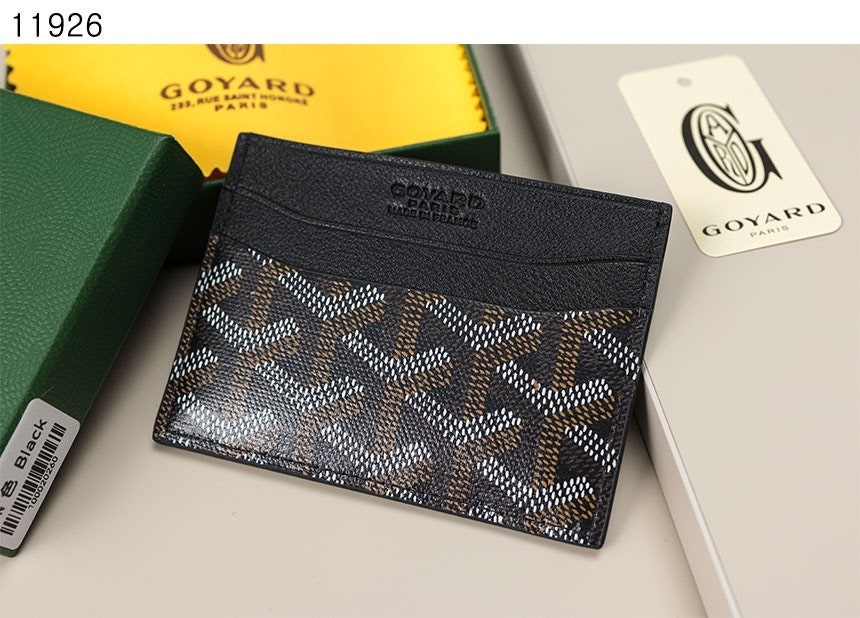 고야드-지갑-국내배송 saint sulpice card holder black