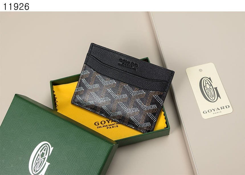고야드-지갑-국내배송 saint sulpice card holder black