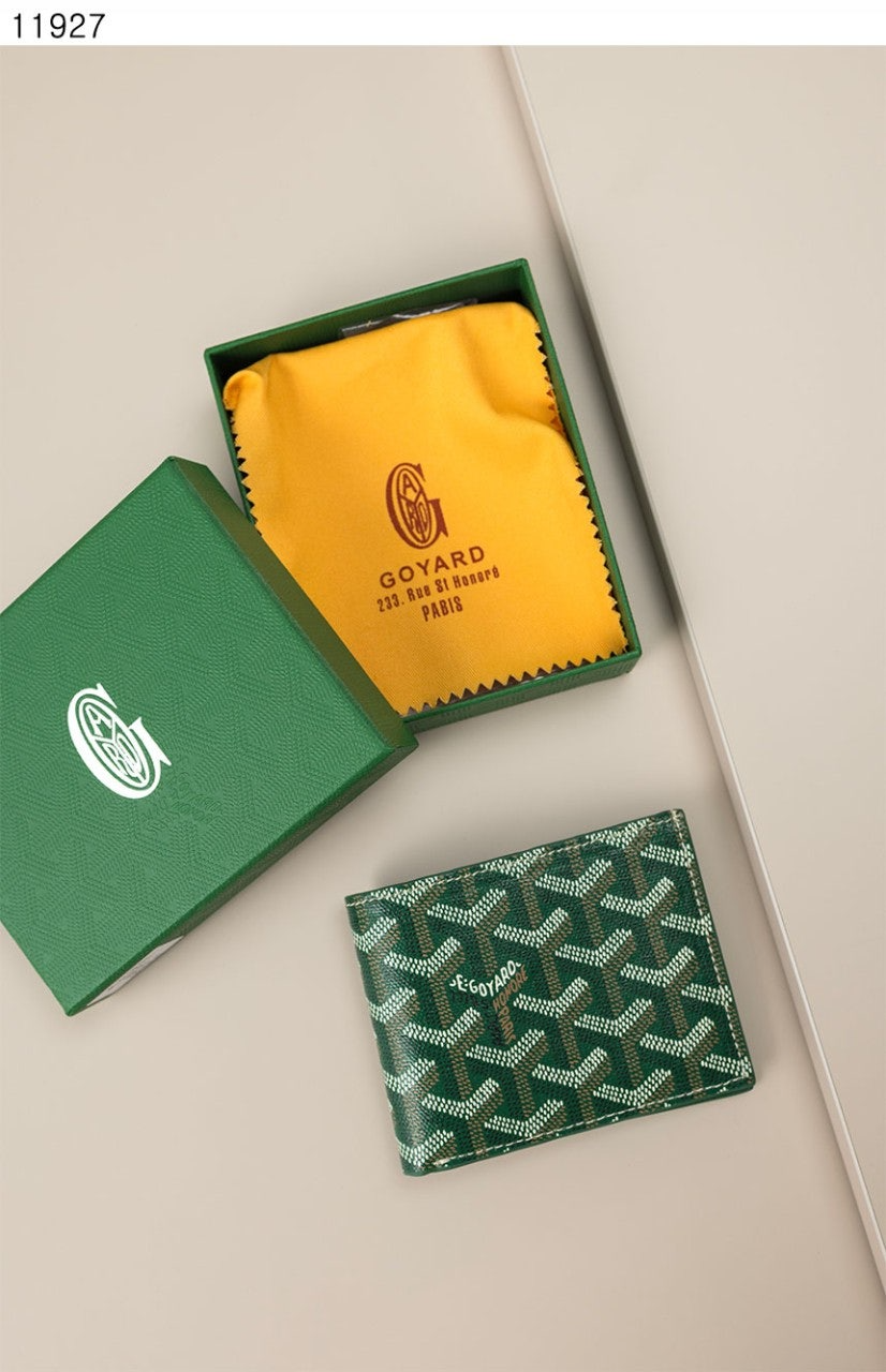 고야드-지갑-국내배송 victoire wallet green
