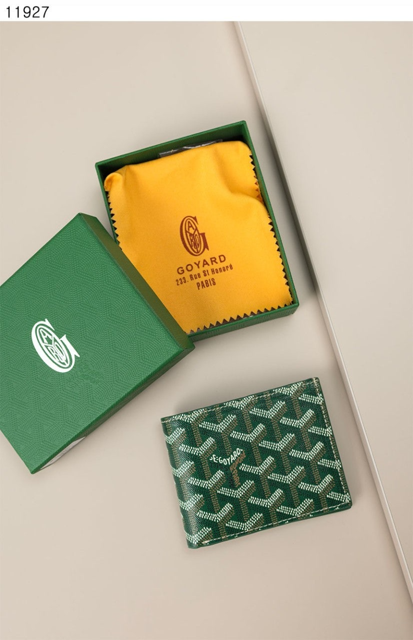 고야드-지갑-국내배송 victoire wallet green