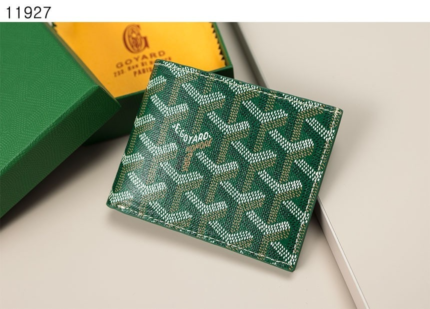 고야드-지갑-국내배송 victoire wallet green