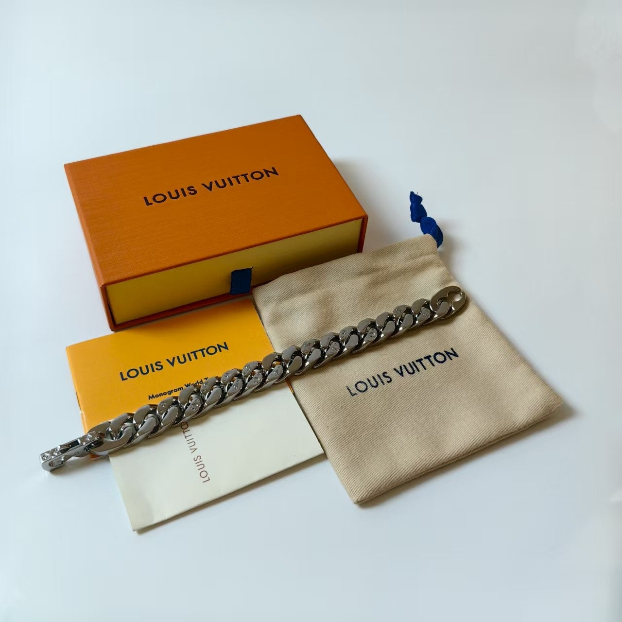 루이비통-팔찌-국내배송 체인 링크팔찌 (M00309)