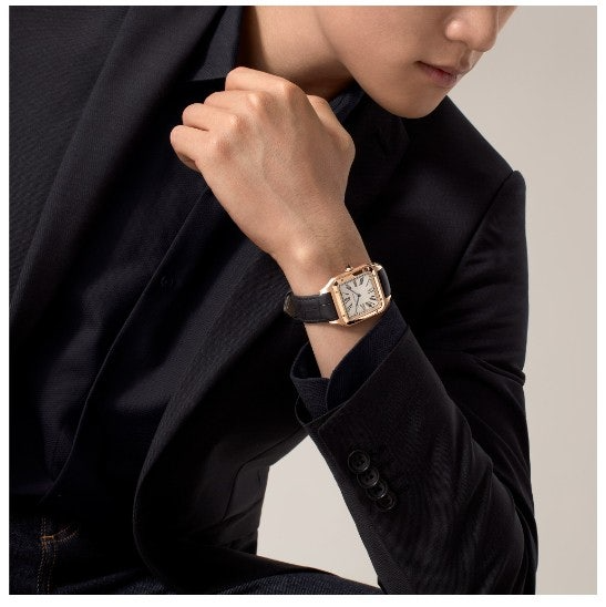 까르띠에-시계-국내배송 산토스 뒤몽 로즈골드 엑스트라라지46.6mm