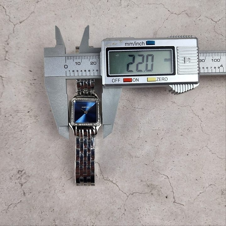 까르띠에-시계-국내배송 팬더 드 워치 블루