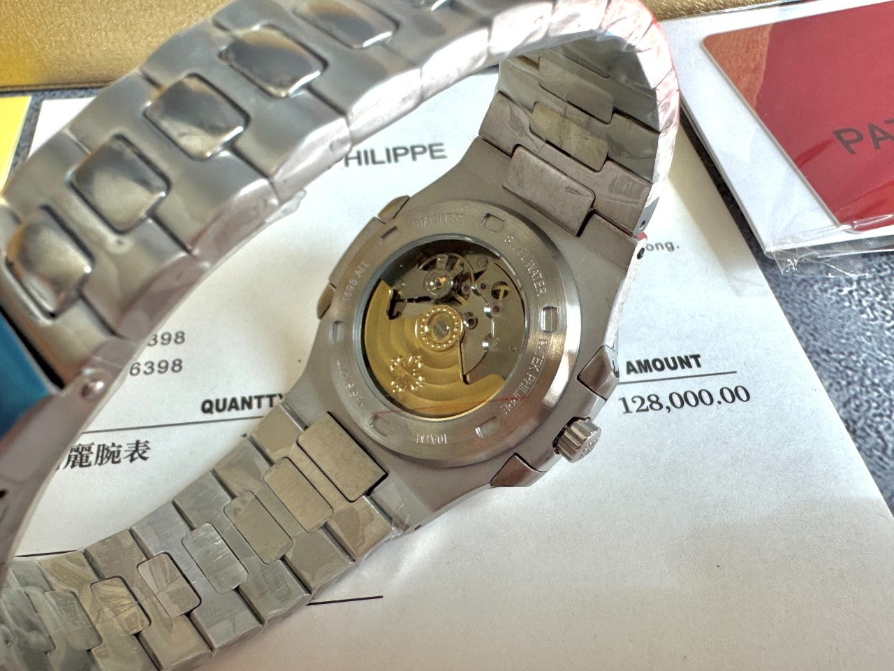 파텍필립-시계-국내배송 노틸러스 은장 블루다이얼 40mm
