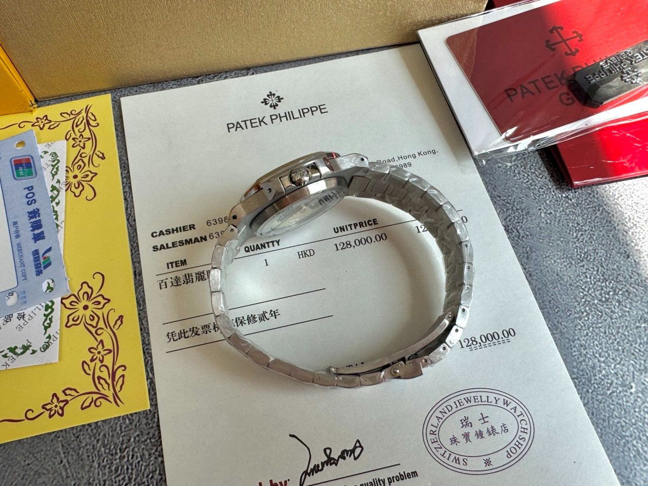 파텍필립-시계-국내배송 노틸러스 은장 블루다이얼 40mm