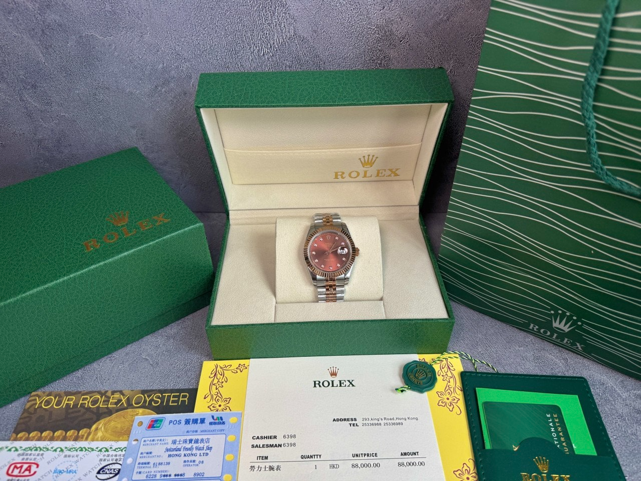 롤렉스-시계-국내배송 데이저스트 콤비 41mm 초코다이얼