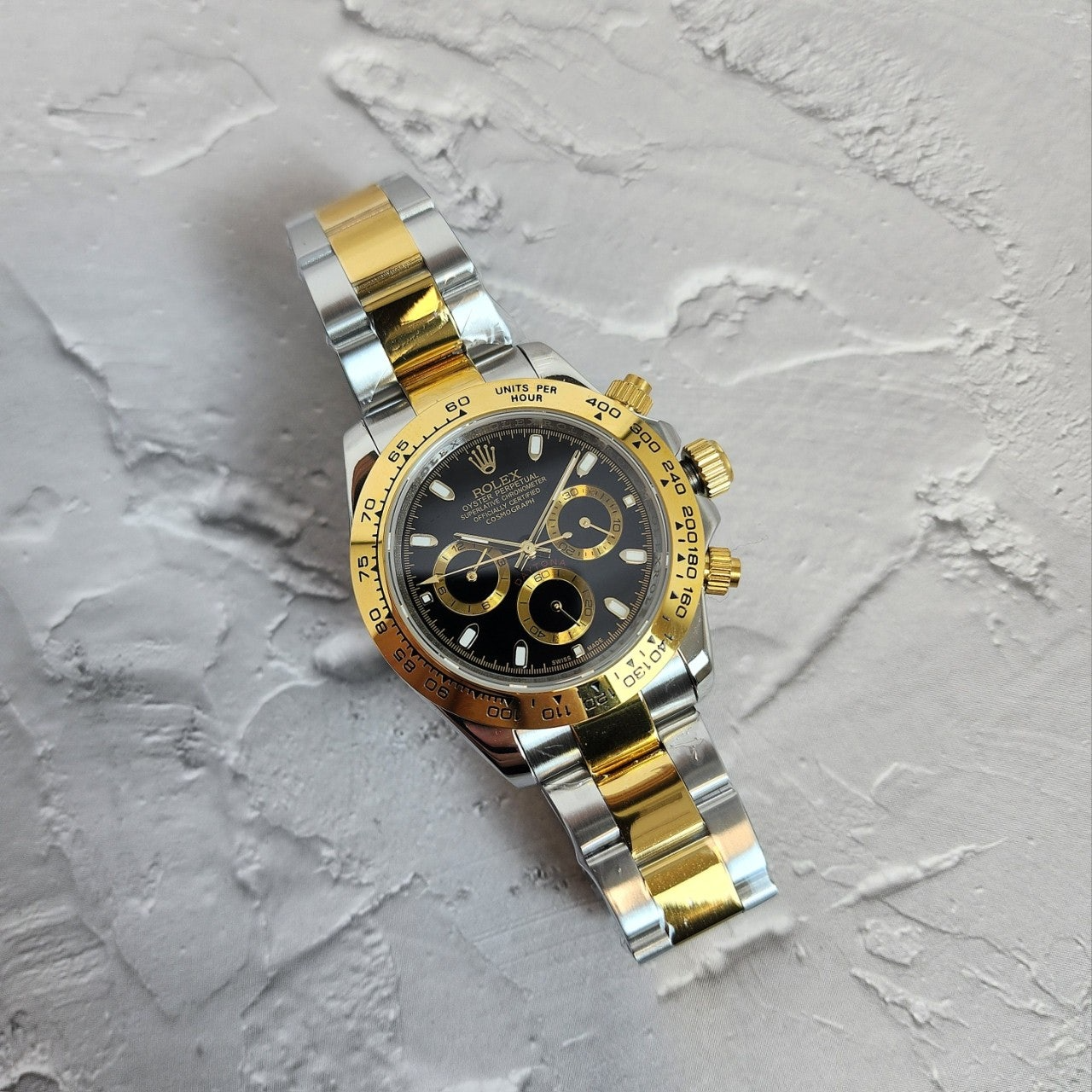 롤렉스-시계-국내배송 데이토나 블랙다이얼 콤비