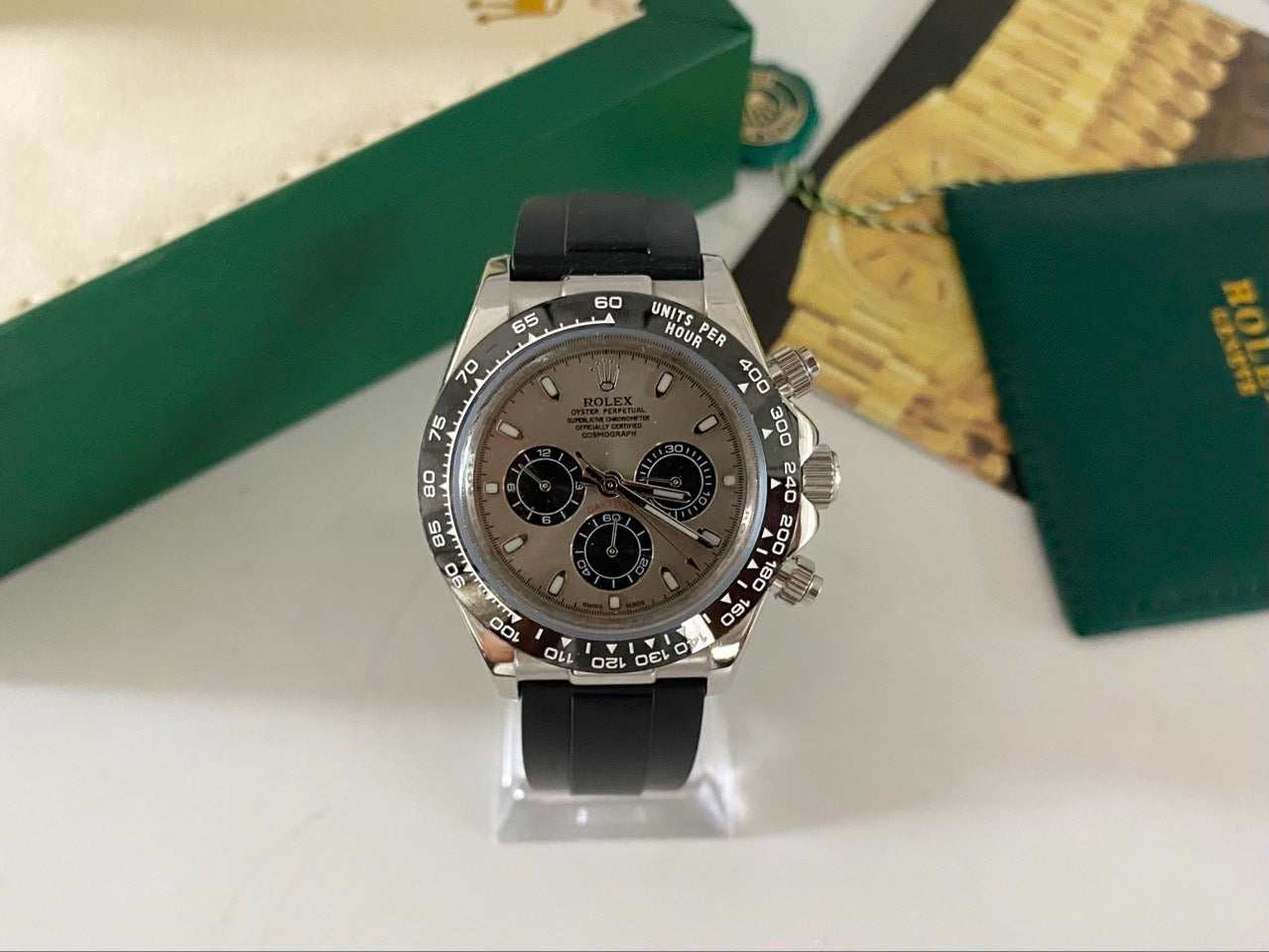 롤렉스-시계-국내배송 데이토나 스틸 블랙 오이스터플렉스