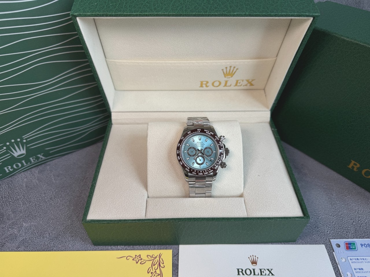 롤렉스-시계-국내배송 데이토나 아이스블루 40mm 남성용