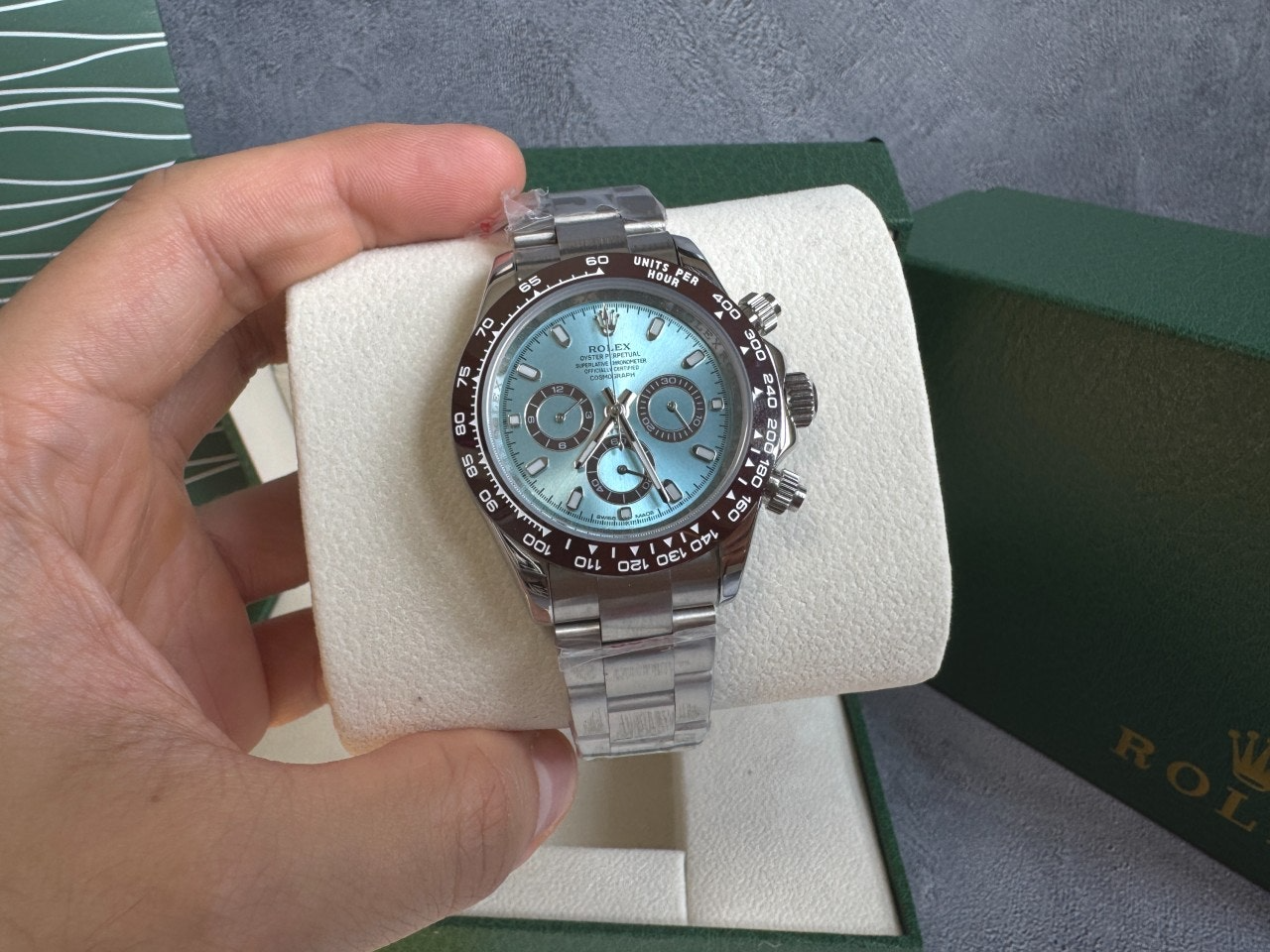 롤렉스-시계-국내배송 데이토나 아이스블루 40mm 남성용