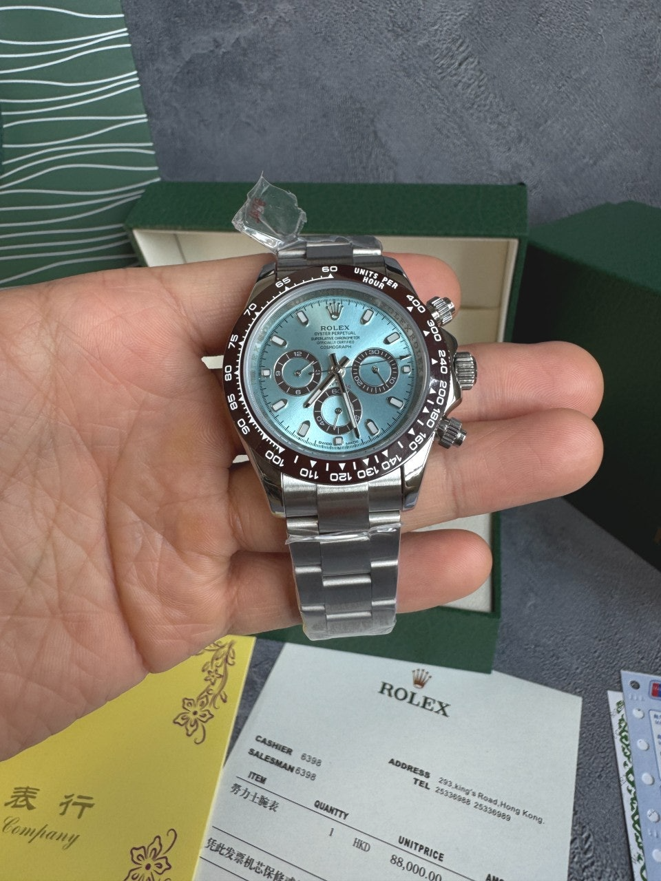 롤렉스-시계-국내배송 데이토나 아이스블루 40mm 남성용