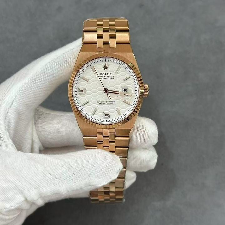 롤렉스-시계-국내배송 랜드 드웰러 40mm 로즈골드