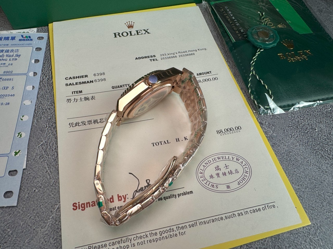 롤렉스-시계-국내배송 랜드 드웰러 40mm 허니콤 에버로즈골드