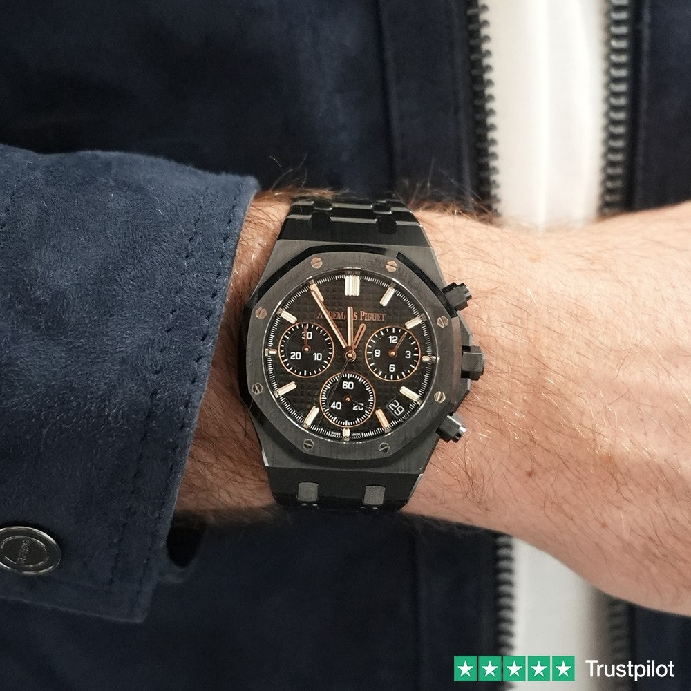 오데마피게-시계-국내배송 로얄오크 50주년 올블랙 41mm