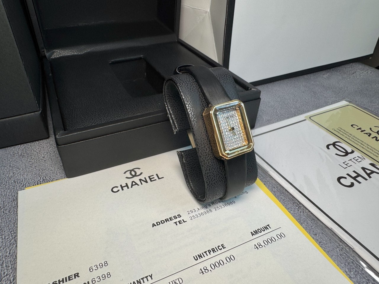 샤넬-시계-국내배송 프리미에르 다이아 리본 워치 20mm 골드
