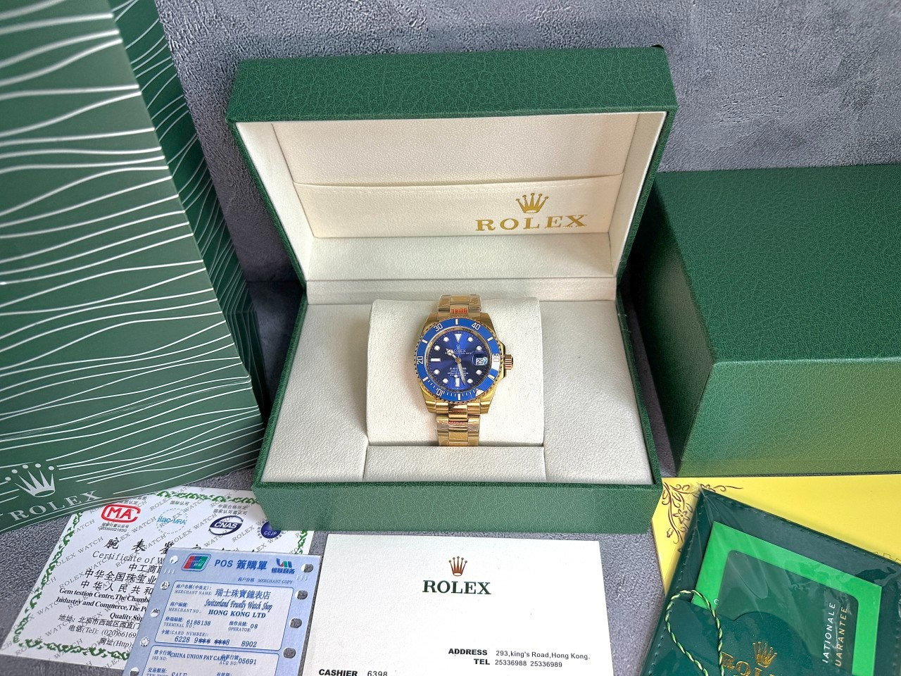 롤렉스-시계-국내배송 서브마리너 데이트 41mm 로열블루금장