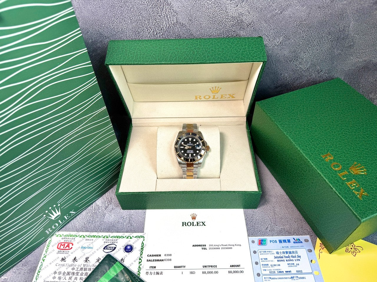 롤렉스-시계-국내배송 서브마리너 블랙 콤비 40mm