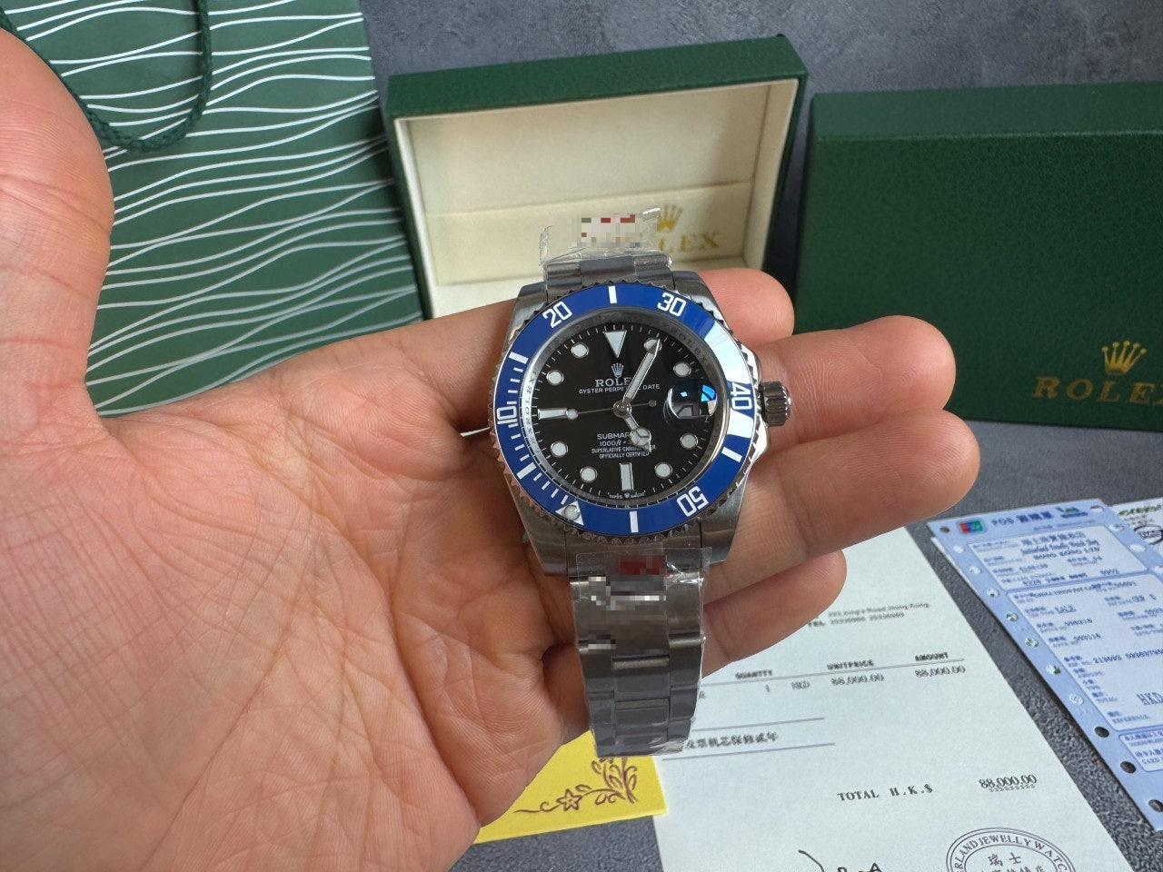롤렉스-시계-국내배송 서브마리너 블루세라믹 40mm