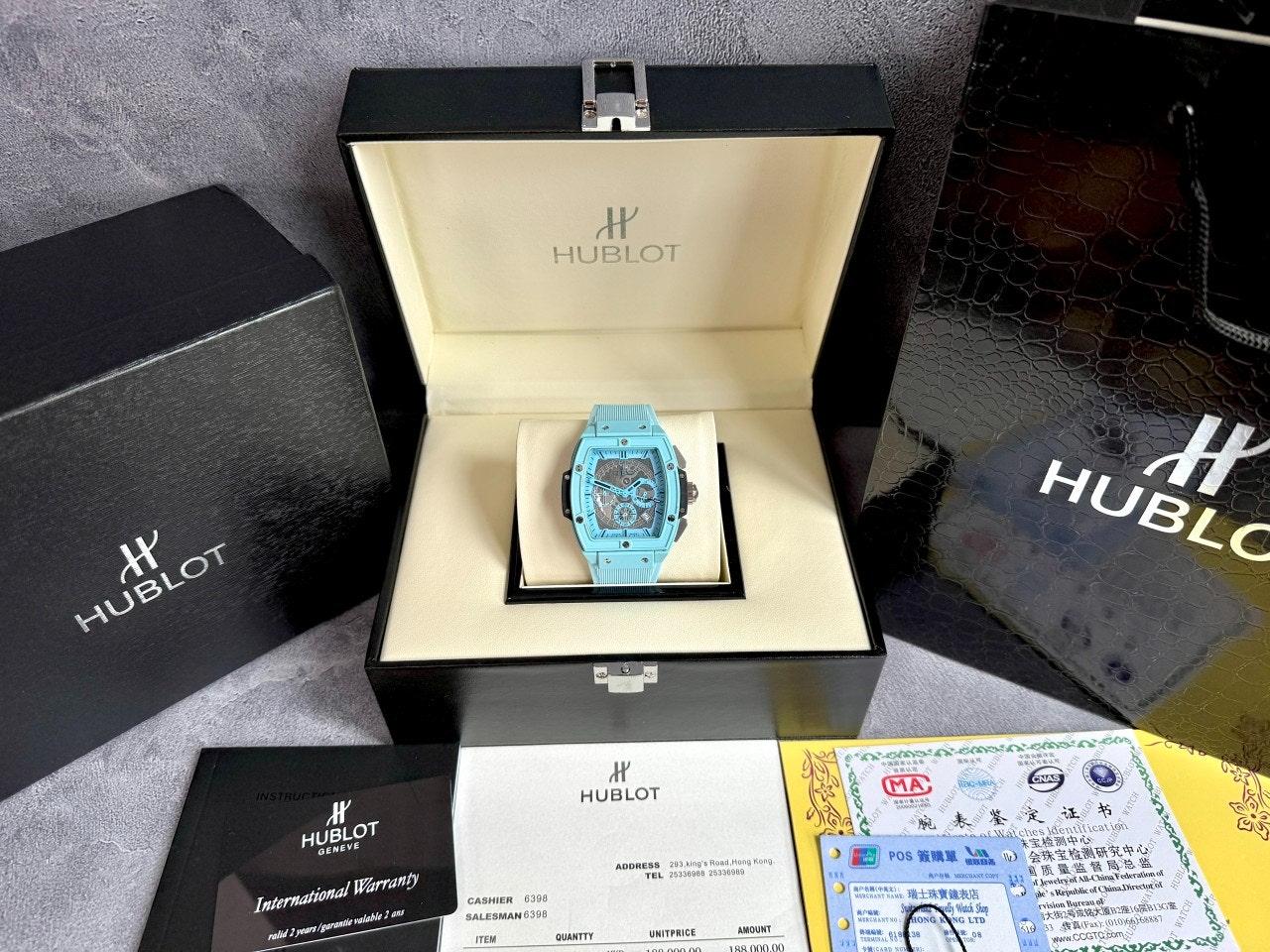 위블로-시계-국내배송 스피릿 오브 빅뱅 스카이블루 42mm