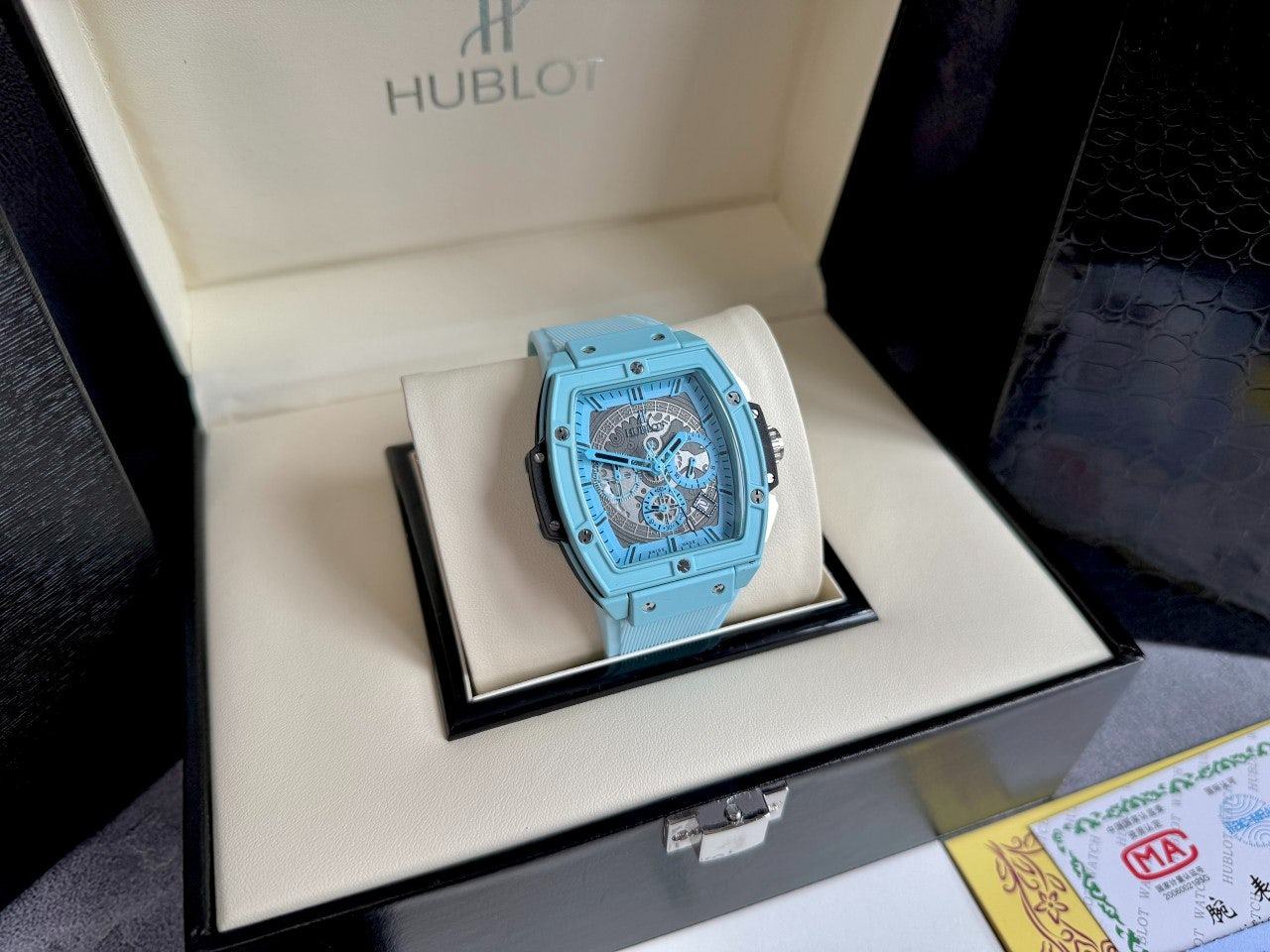 위블로-시계-국내배송 스피릿 오브 빅뱅 스카이블루 42mm