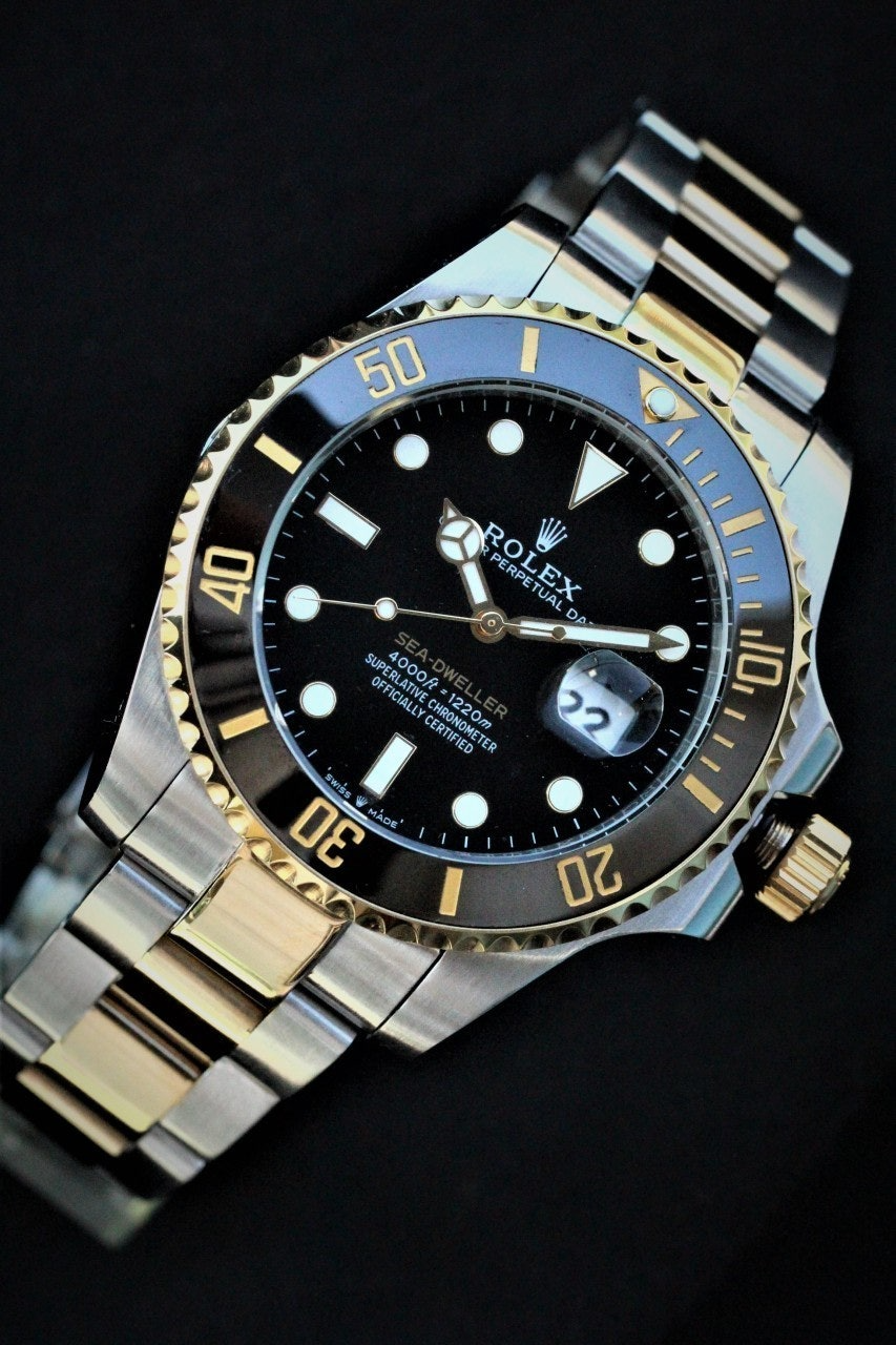 롤렉스-시계-국내배송 씨-드웰러(sea-Dweller) 오이시터스틸 옐로우 골드 콤비