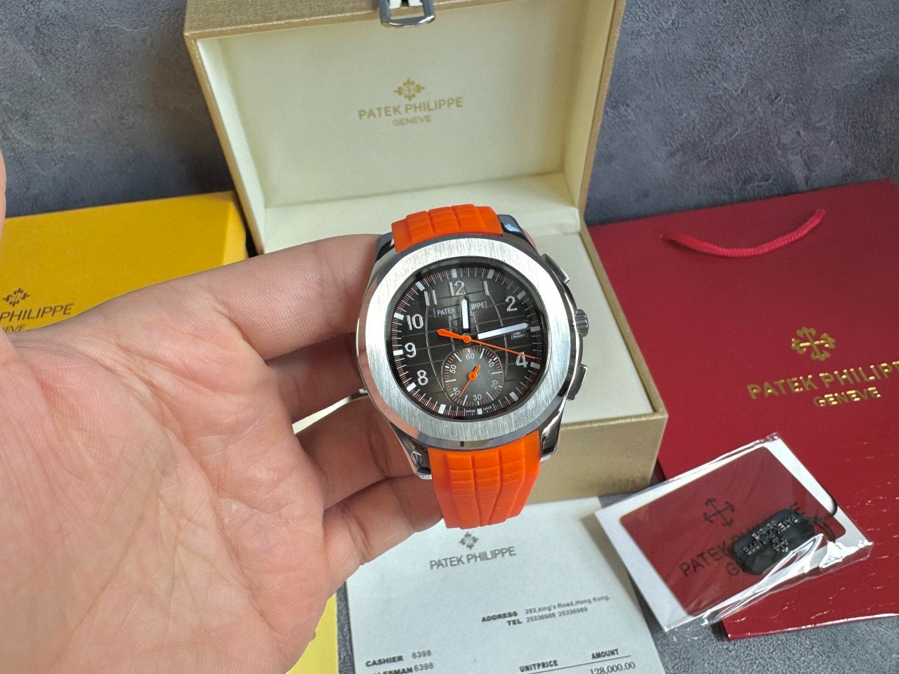 파텍필립-시계-국내배송 아쿠아넛 5968 블랙다이얼 42mm