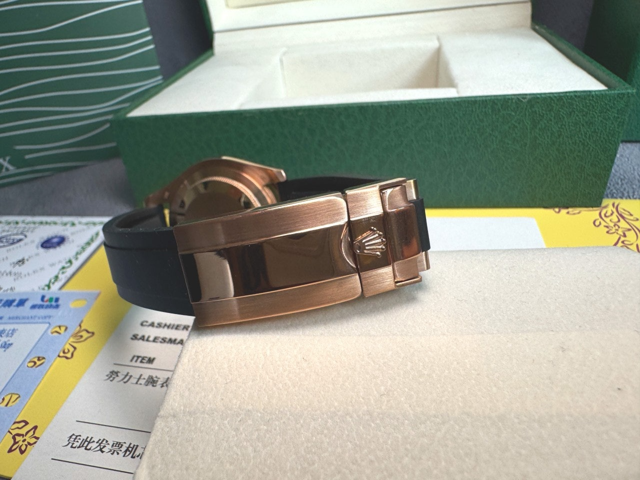 롤렉스-시계-국내배송 요트마스터 오이스터 40mm 에버로즈골드
