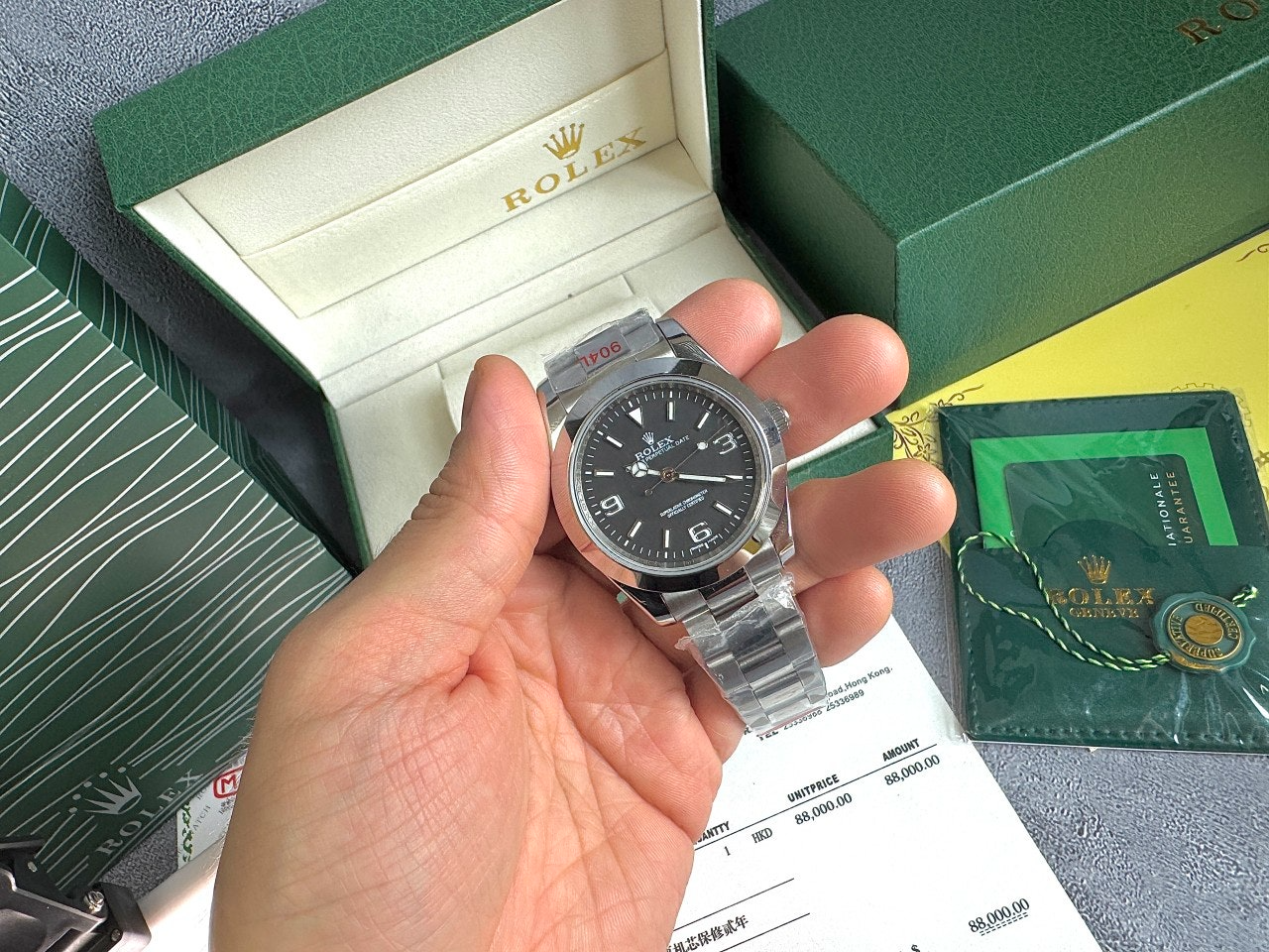 롤렉스-시계-국내배송 익스플로러2 블랙다이얼 40mm