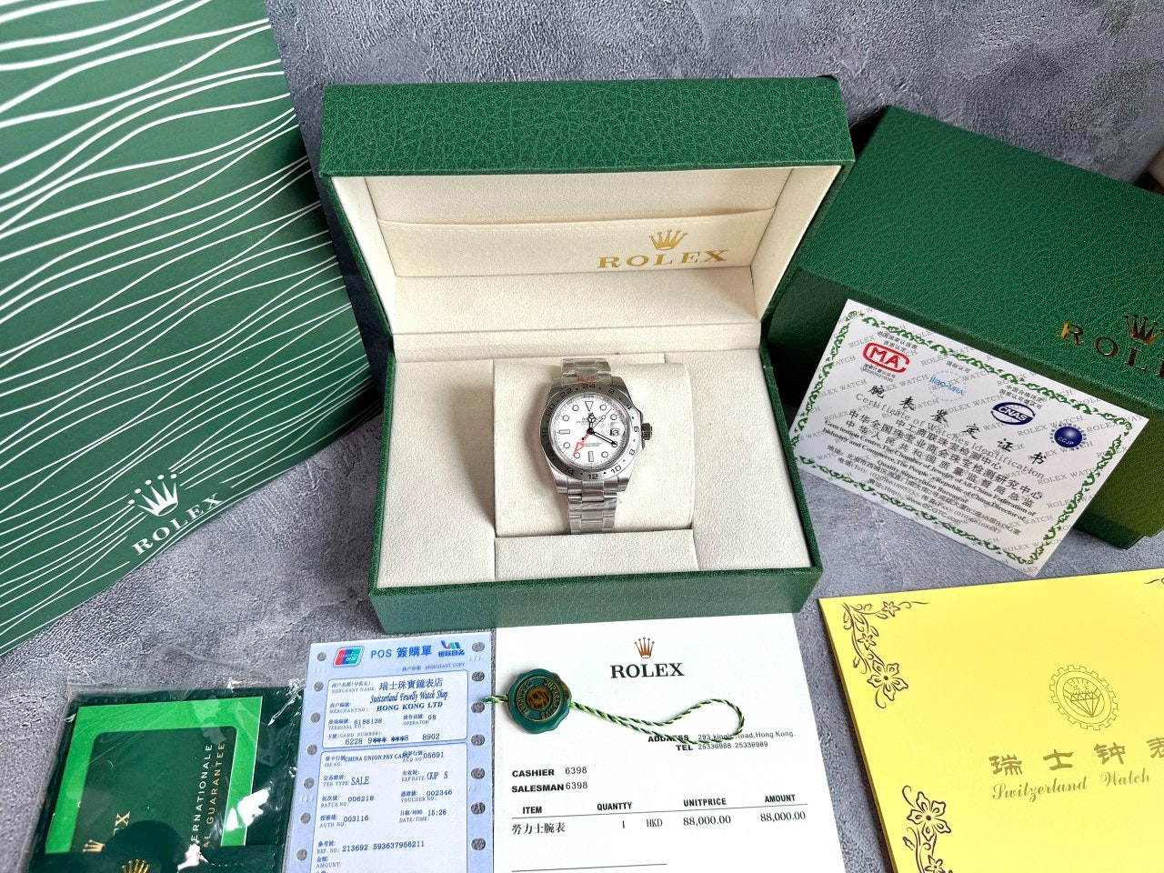 롤렉스-시계-국내배송 익스플로러2 화이트다이얼 42mm