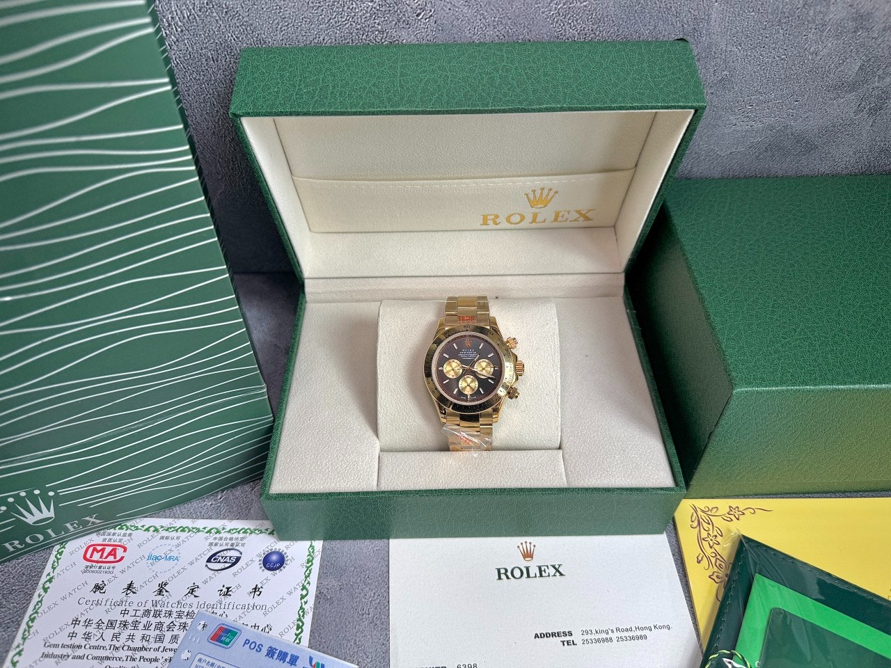 롤렉스-시계-국배송 코스모그래프 데이토나 40mm 블랙샴페인